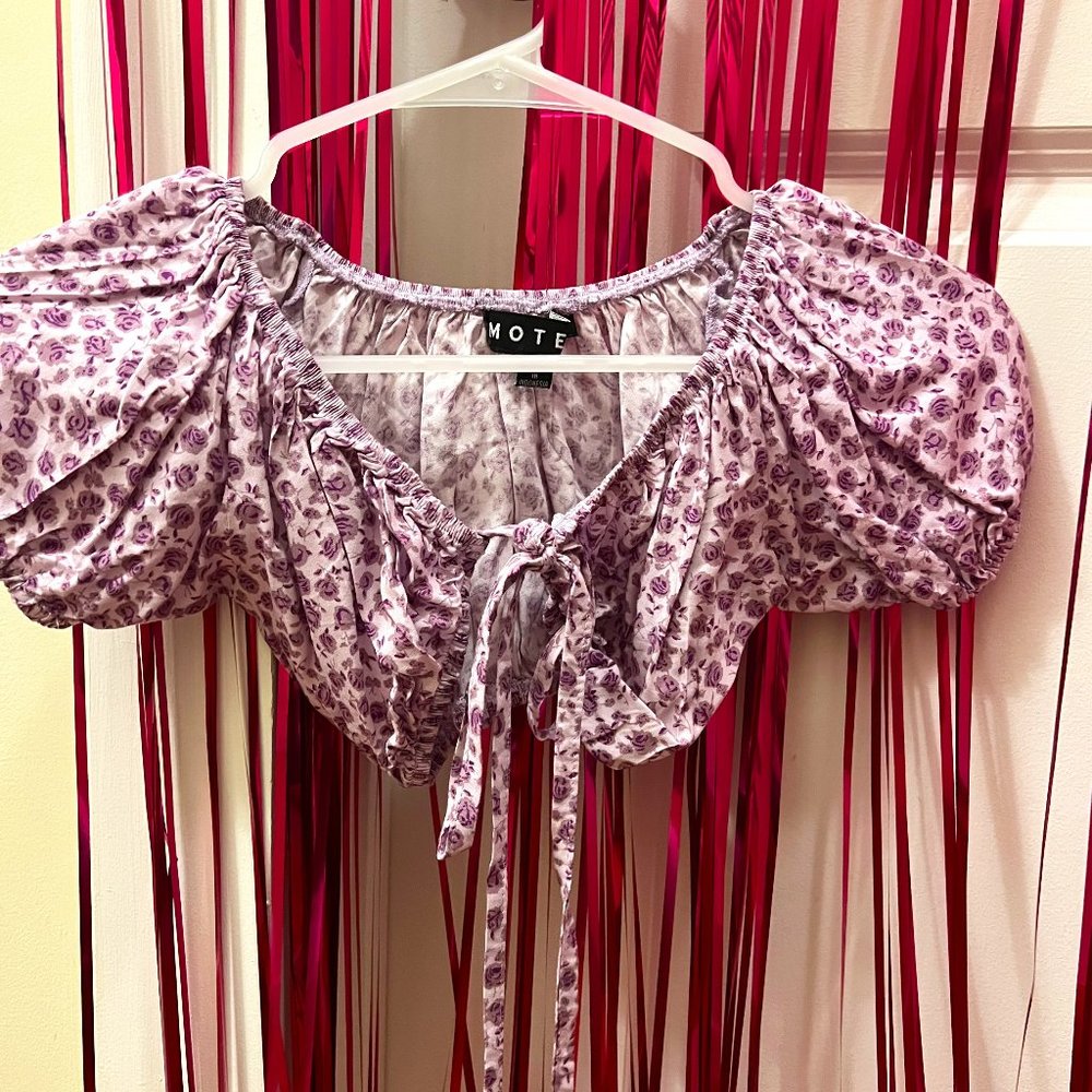 motel rocks floral blouse